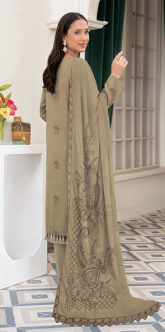 Munarq By Nisha Designer EMB Vintex Peach 26293
