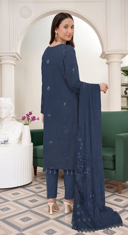 Munarq By Nisha Designer EMB Vintex Peach 26296
