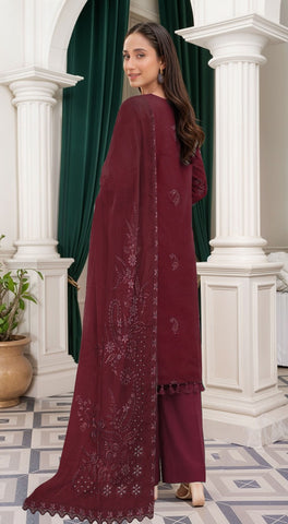 Munarq By Nisha Designer EMB Vintex Peach 26292