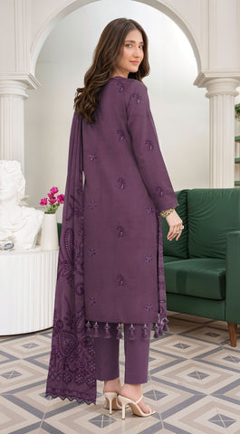 Munarq By Nisha Designer EMB Vintex Peach 26295