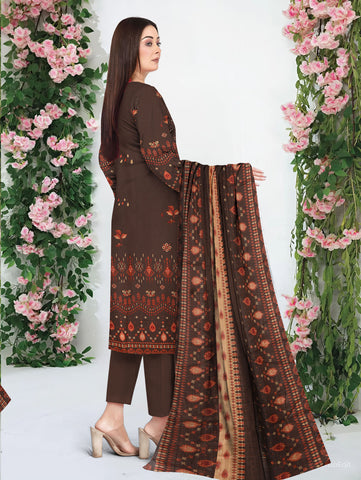 Unstitched Munarq By Nisha Designer Emb Linen 3-Pc M-137