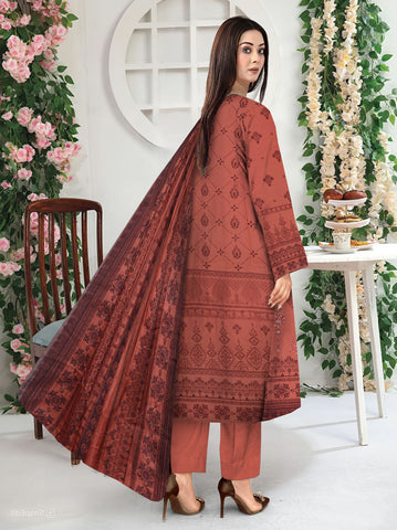 Unstitched Munarq By Nisha Designer Emb Linen 3-Pc M-140