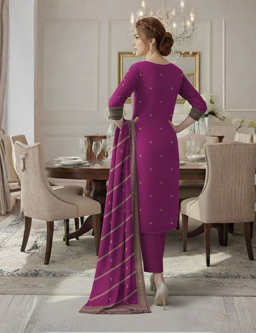 Munarq By Nisha Designer EMB Lawn Suit V-2621