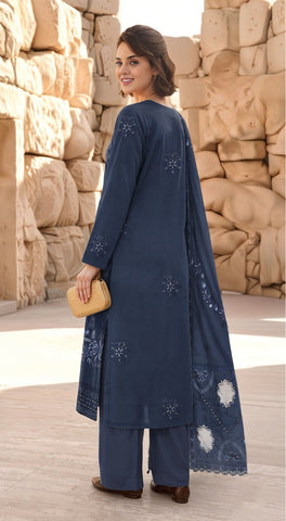 Munarq By Nisha Designer EMB Vintex Peach 26305