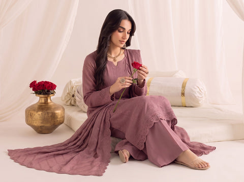 Munarq By Nisha Designer Emb Vintex Peach 2632-4