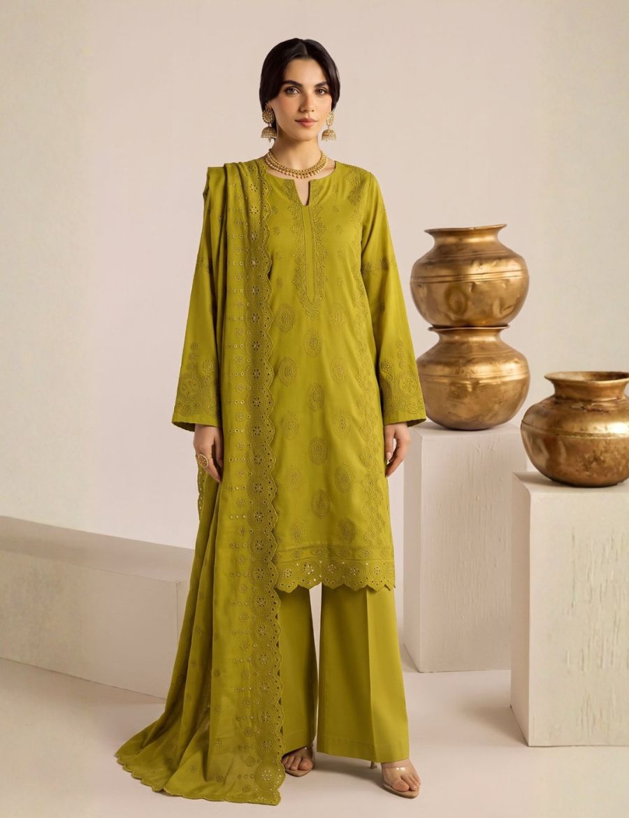 Munarq By Nisha Designer Emb Vintex Peach 2632-1