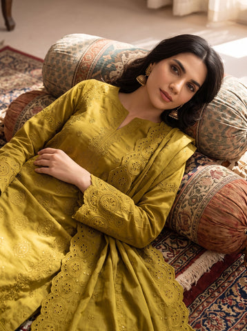 Munarq By Nisha Designer Emb Vintex Peach 2632-1