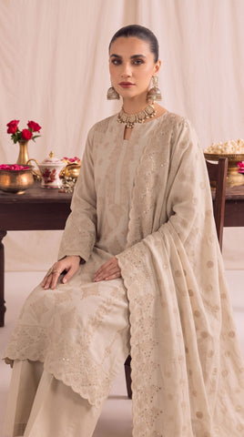Munarq By Nisha Designer Emb Vintex Peach 2632-2