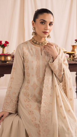 Munarq By Nisha Designer Emb Vintex Peach 2632-2