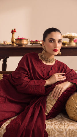 Munarq By Nisha Designer Emb Vintex Peach 2632-5