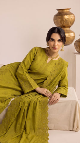 Munarq By Nisha Designer Emb Vintex Peach 2632-1