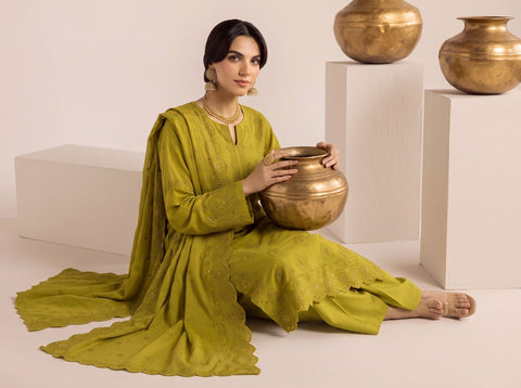 Munarq By Nisha Designer Emb Vintex Peach 2632-1