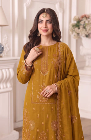 Munarq By Nisha Designer Emb Vintex Peach 2635-6