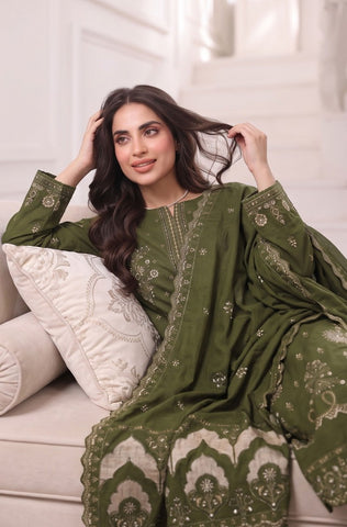Munarq By Nisha Designer Emb Vintex Peach 2635-5