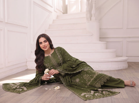 Munarq By Nisha Designer Emb Vintex Peach 2635-5