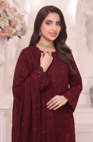 Munarq By Nisha Designer Emb Vintex Peach 2635-1