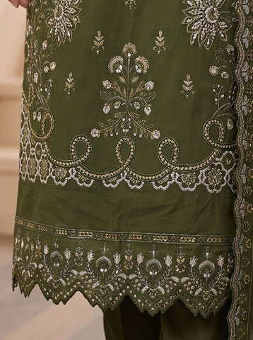 Munarq By Nisha Designer Emb Vintex Peach 2635-5