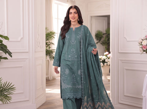 Munarq By Nisha Designer Emb Vintex Peach 2635-4