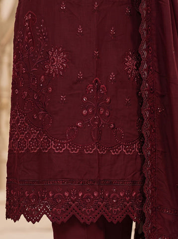 Munarq By Nisha Designer Emb Vintex Peach 2635-1