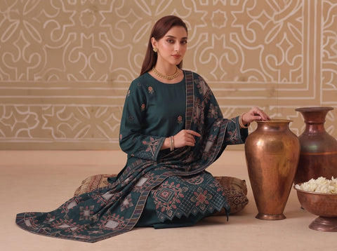 Munarq By Nisha Designer Emb Vintex Peach 2636-5