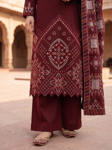 Munarq By Nisha Designer Emb Vintex Peach 2636-4