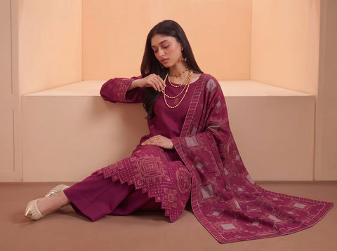 Munarq By Nisha Designer Emb Vintex Peach 2636-2