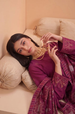 Munarq By Nisha Designer Emb Vintex Peach 2636-2