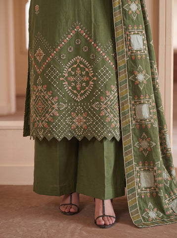 Munarq By Nisha Designer Emb Vintex Peach 2636-1