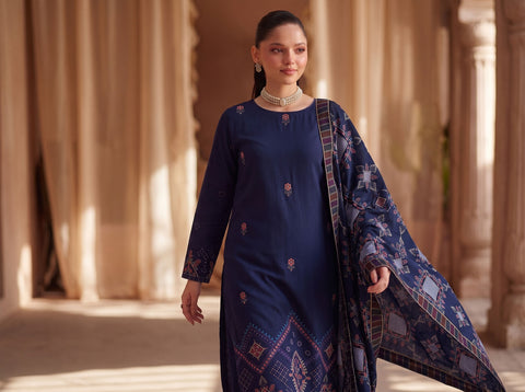 Munarq By Nisha Designer Emb Vintex Peach 2636-6