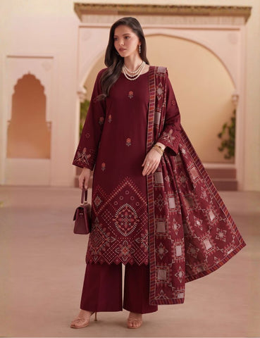 Munarq By Nisha Designer Emb Vintex Peach 2636-4