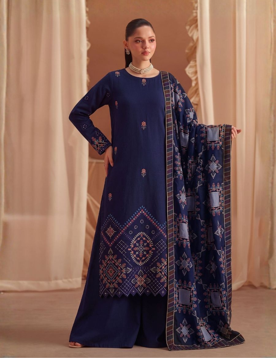 Munarq By Nisha Designer Emb Vintex Peach 2636-6