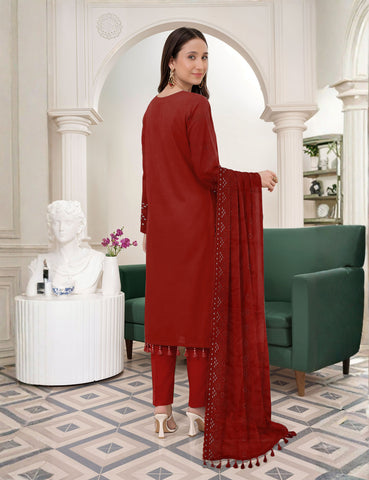 Munarq By Nisha Designer Emb Vintex Peach 05