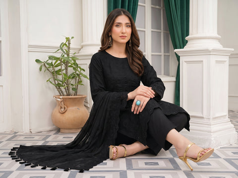 Munarq By Nisha Designer Emb Vintex Peach 06