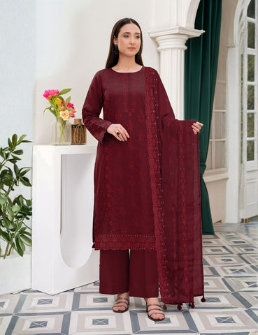 Munarq By Nisha Designer Emb Vintex Peach 01