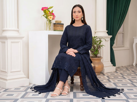 Munarq By Nisha Designer Emb Vintex Peach 04