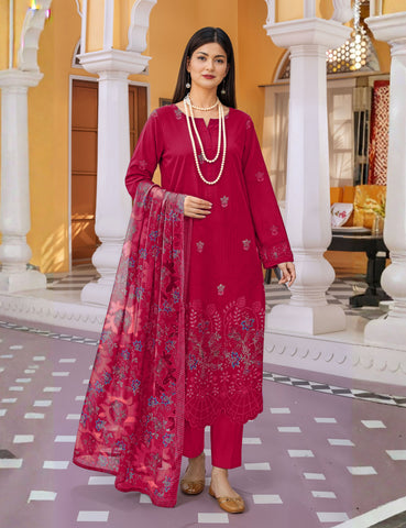 munarq by nisha designer vintex peach vol-2625