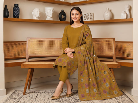 Munarq By Nisha Designer EMB Vintex Peach 03