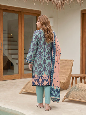 nisha designer printed lawn 3pc