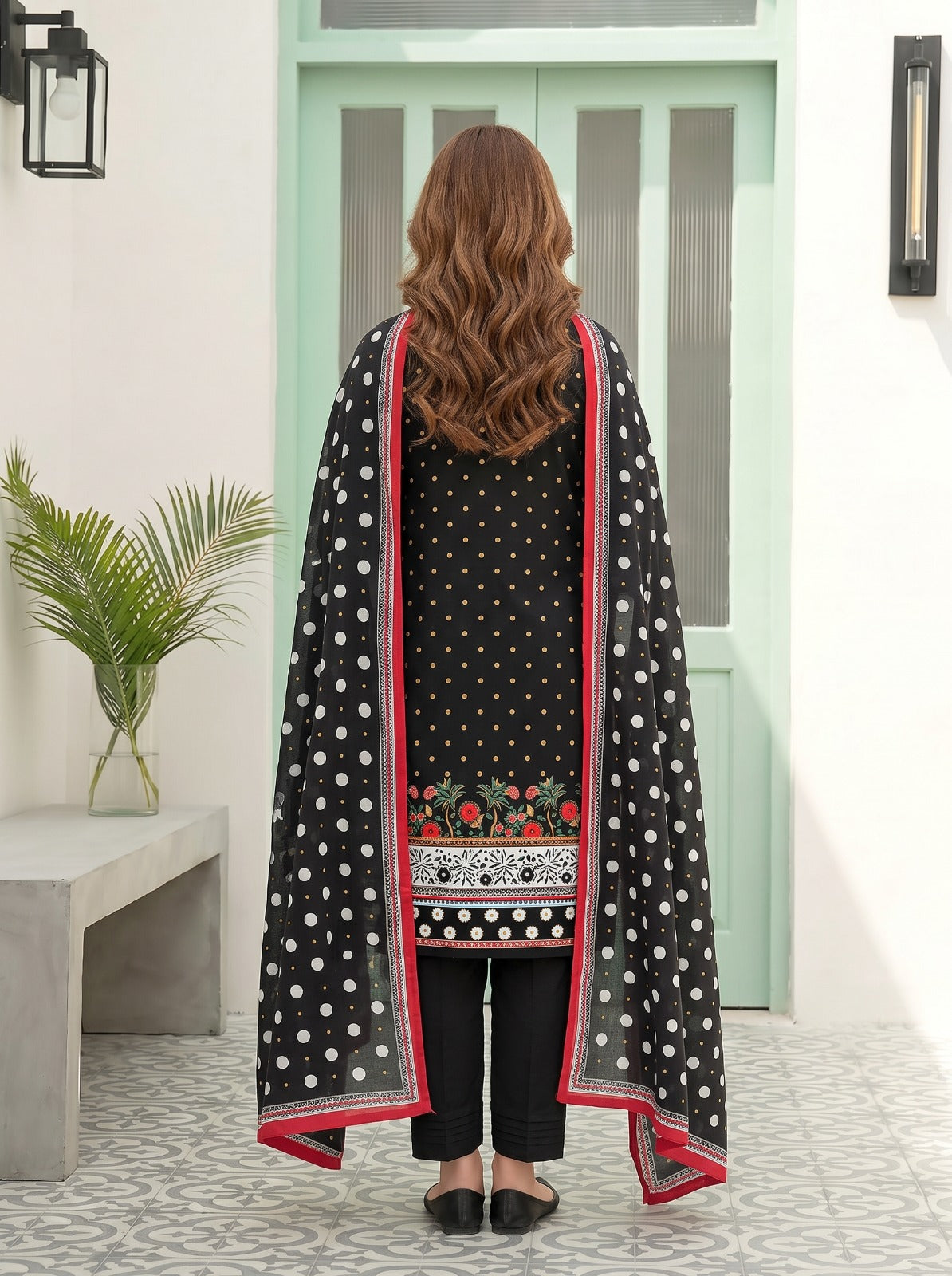 nisha designer printed lawn 3pc