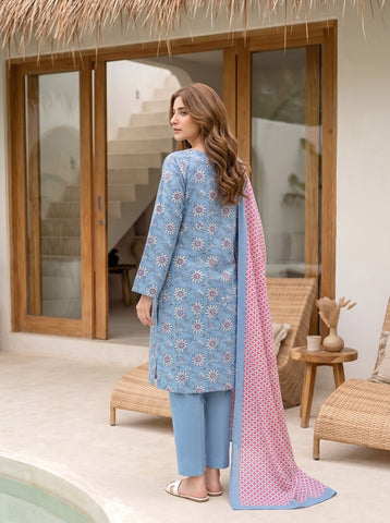 nisha designer printed lawn 3pc