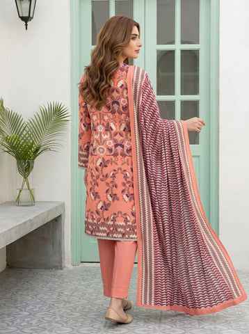 nisha designer printed lawn 3pc