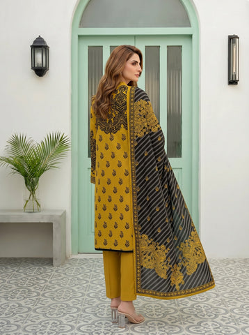 nisha designer printed lawn 3pc