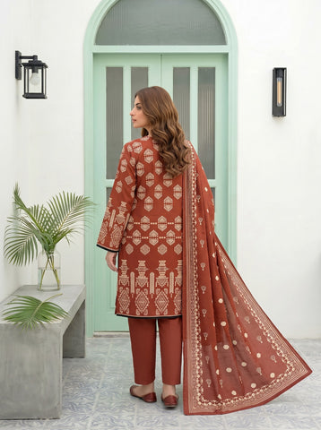 nisha designer printed lawn 3pc