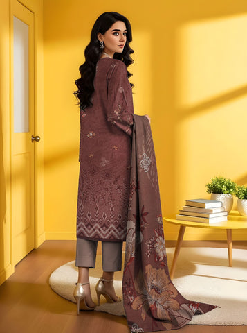 Unstitched Nisha Designer Emb Viscose 3-Pc 08