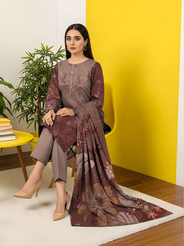 Unstitched Nisha Designer Emb Viscose 3-Pc 08