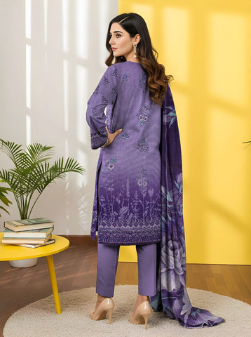 Unstitched Nisha Designer Emb Viscose 3-Pc 04