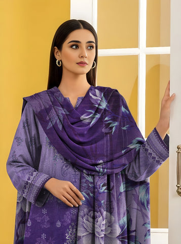 Unstitched Nisha Designer Emb Viscose 3-Pc 04