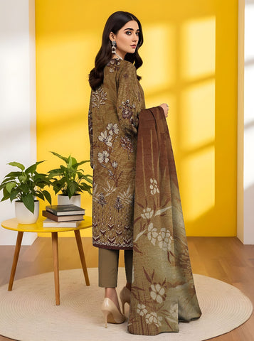 Unstitched Nisha Designer Emb Viscose 3-Pc 03