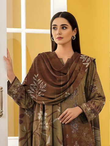 Unstitched Nisha Designer Emb Viscose 3-Pc 03