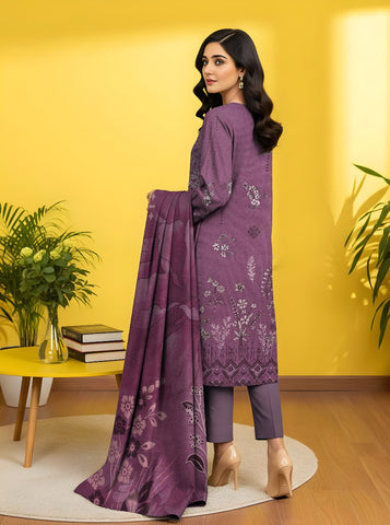 Unstitched Nisha Designer Emb Viscose 3-Pc 10